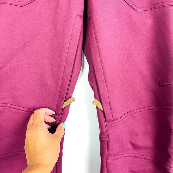 Nike Womens Size S Fleece Lined Waterproof Snow Ski Flare Pants 31” Inseam - Picture 4 of 13